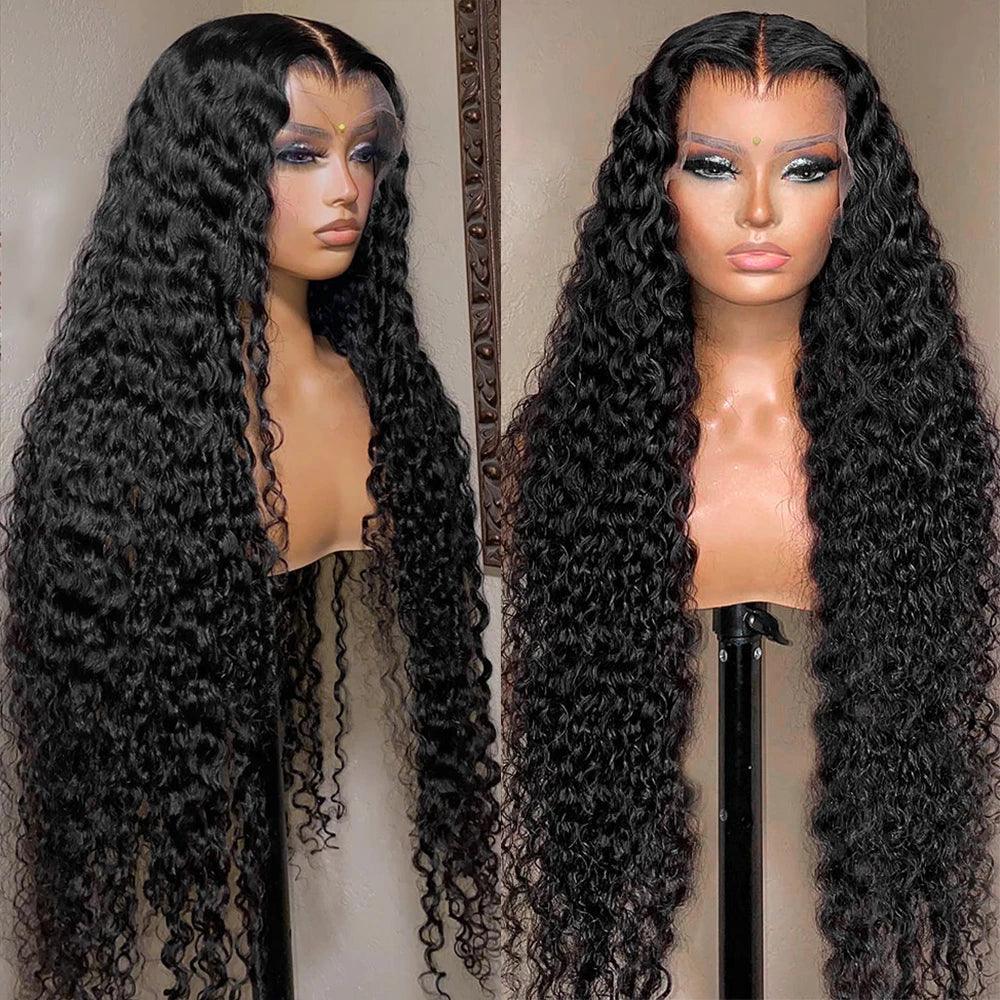 13x4 13x6 Real HD Lace Frontal Wig Curly Wave Virgin Human Hair