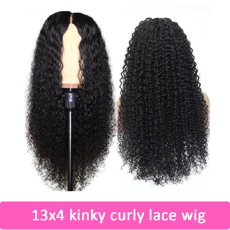 13x4 kinky curly