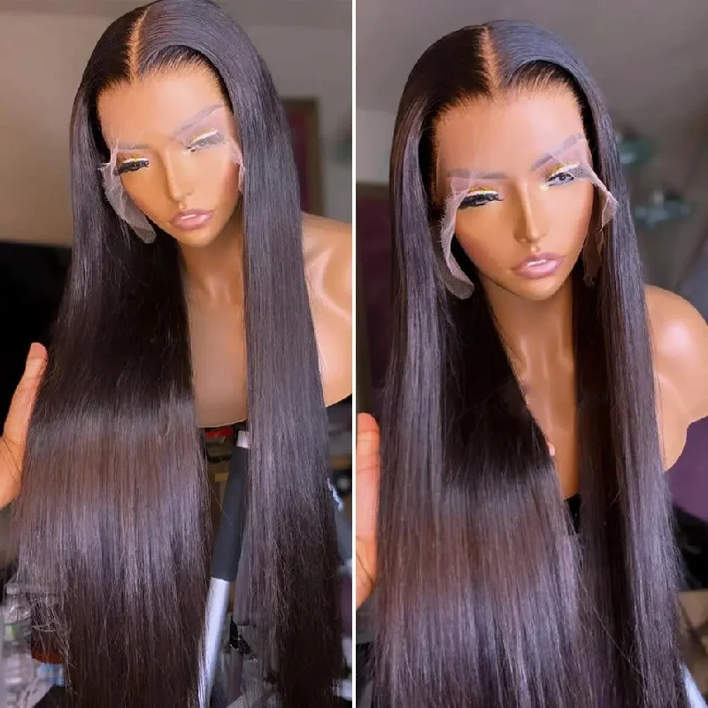 150% 200% Lace Frontal Human Hair Wigs