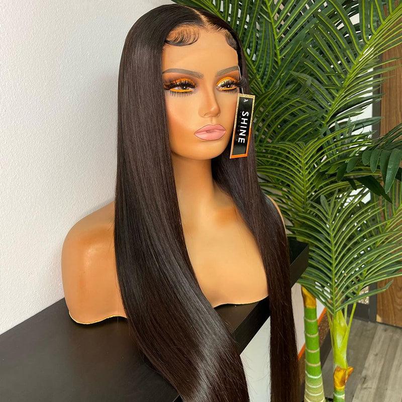 7x5 Super Glueless Wig Wear Go Brazilian Straight Virgin Human Hair