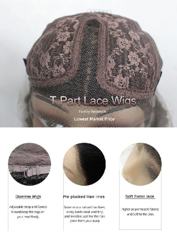 T part lace wig