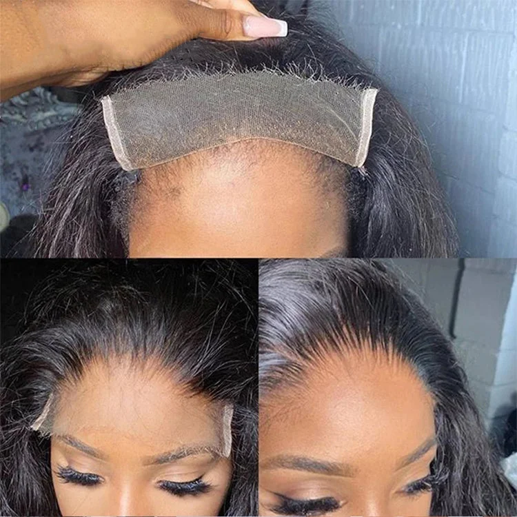 Black(5*5 HD lace closure wig )