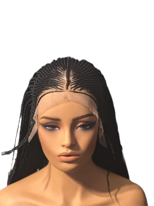 B1- Braided Cornrow Lace Wig