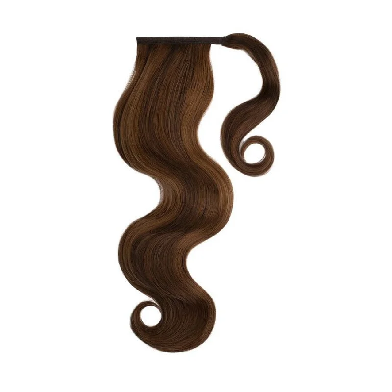 BROWN SUGAR HIGHLIGHTS Remy Human Hair Ponytail 22" **READY TO SHIP**