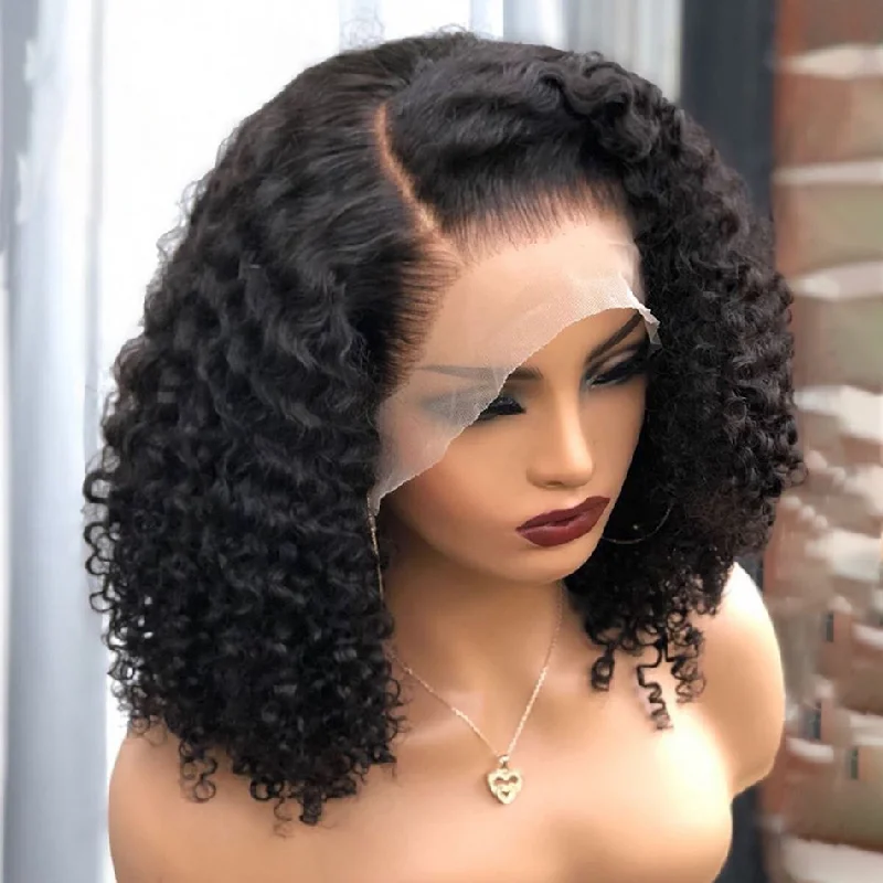 curly 13*4 lace bob