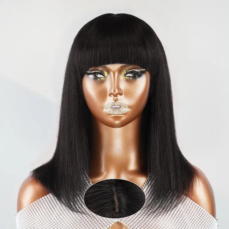 Classic Glueless Bob Straight Wig Wear Go Human Hair