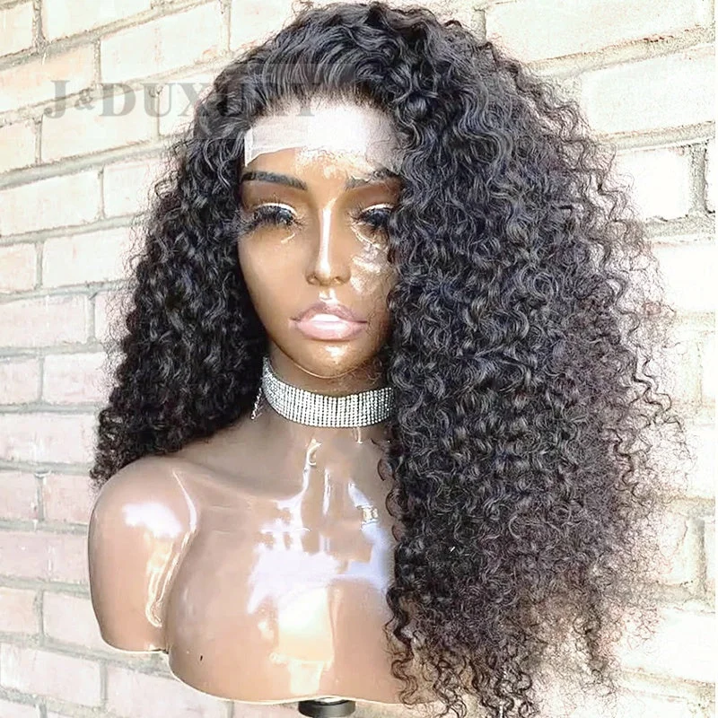 deep curly hair hd lace front wigs for black women top grade hair wigs wholesale prices 32 inch human hair wigs