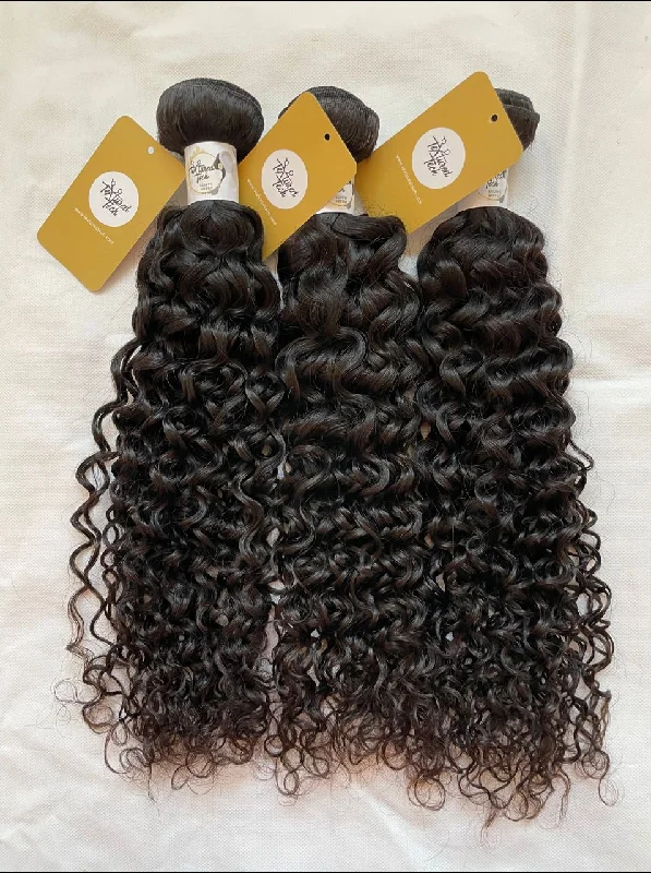 Deep Curly Human Hair Bundle (one 3.5 oz bundle)