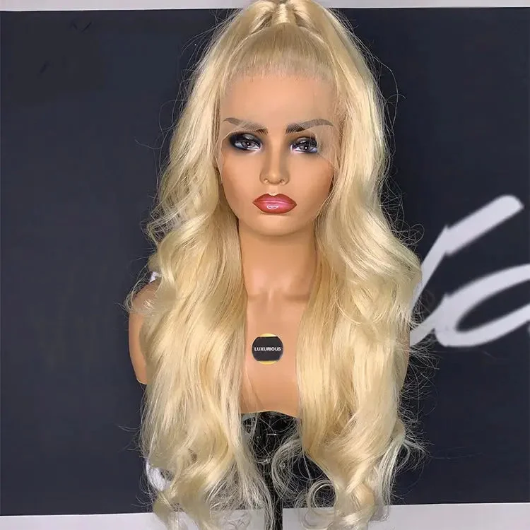 Blonde lace front wig