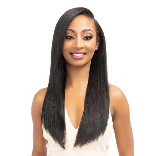 Janet Collection Natural Virgin Remy Human Hair Weave Bella Beads Micro Links Hair Extension Straight 18-22" (8Pcs)