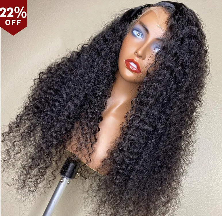 Jerry Curly Wig Human Hair HD Transparent Lace Frontal 13x4 jerry curly full lace Jerry Curl wig Human Hair