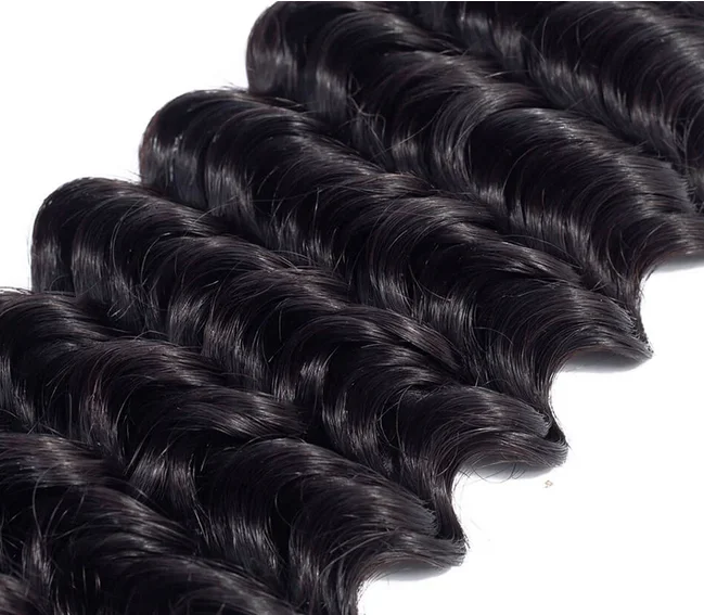 DEEP WAVE BUNDLE 100% REMY HUMAN HAIR LUV BRAND (SELECT LENGTH & COLOR)