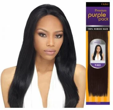 OUTRE PREMIUM PURPLE PACK YAKI HUMAN HAIR