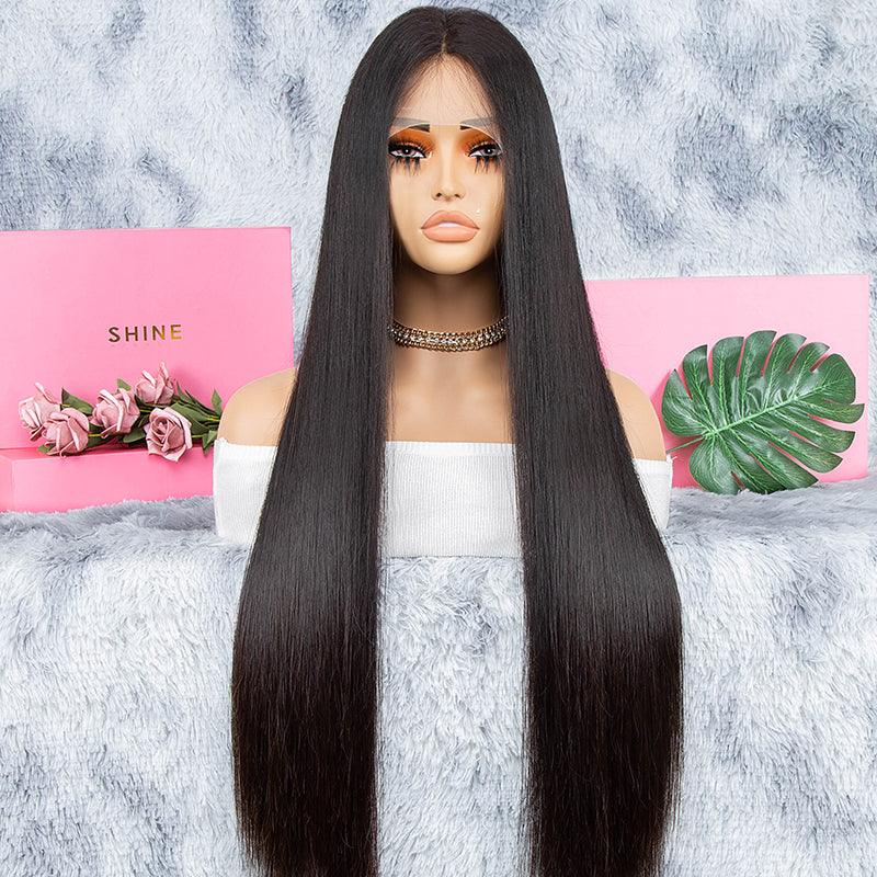 Rich Mocha-13x6 Lace Front Raw Virgin Human Hair Wigs European Straight