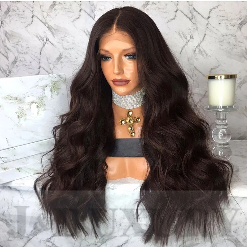 super natural body wave Human Hair High Quality jerry curly 180% 250% density HD swiss lace front wigs for black women