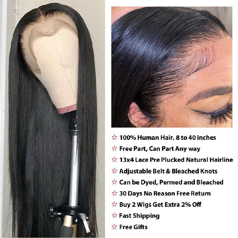 13x4 lace frontal wig straight