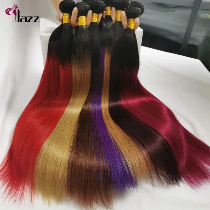 Colored hair bundles