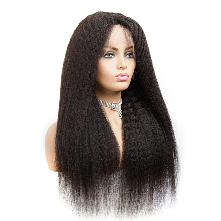 Kinky Straight 5x5 HD Closure Wig