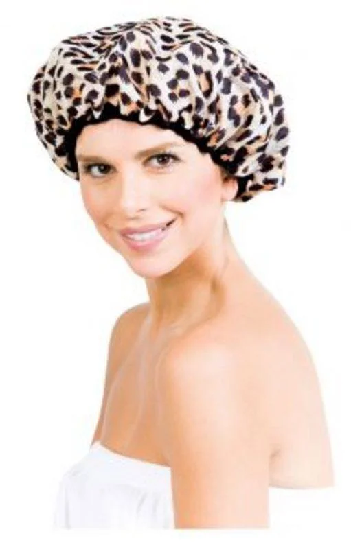 BETTY DAIN SOCIALITE SAFARI SPOTS SHOWER CAP