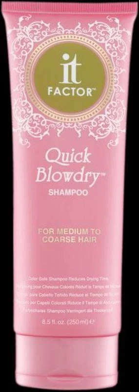 IT FACTOR QUICK BLOWDRY SHAMPOO-MEDIUM TO COARSE 8.5 OZ