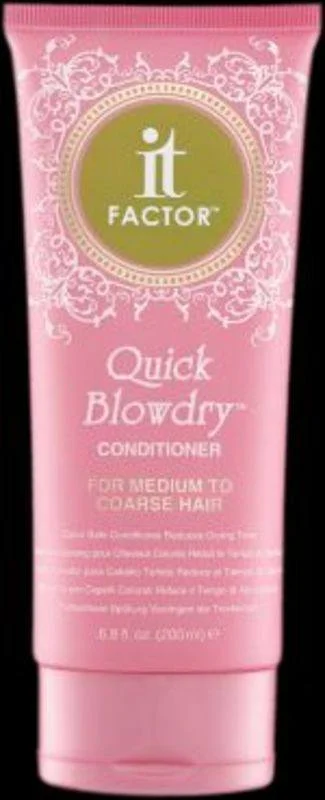 IT FACTOR QUICK BLOWDRY CONDITIONER-MEDIUM TO COARSE 6.8 OZ