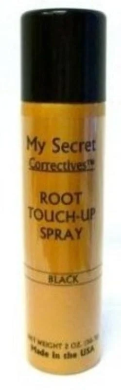 MY SECRET ROOT TOUCH UP SPRAY-BLACK 2 OZ