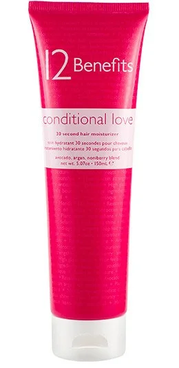 12 BENEFITS CONDITIONAL LOVE 30 SECOND HAIR MOISTURIZER 5 OZ