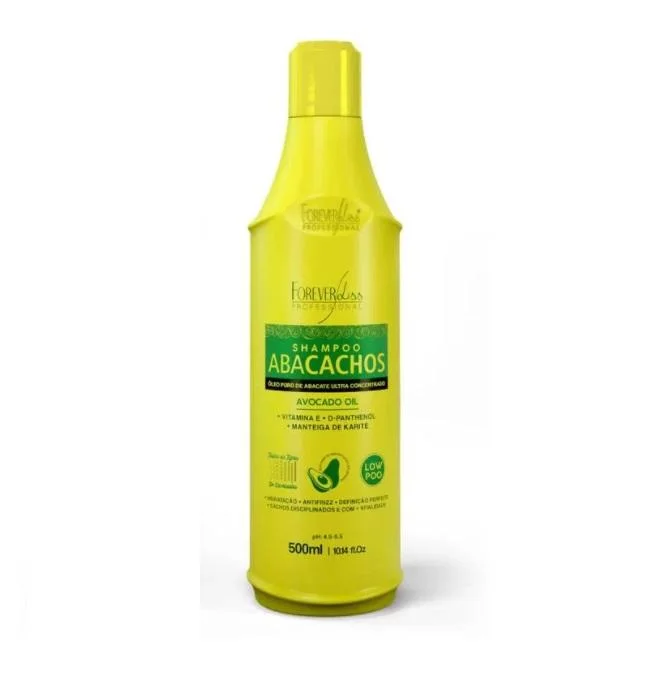 Abacachos Avocado Oil Concentrated Curly Hair Shampoo 500ml - Forever Liss