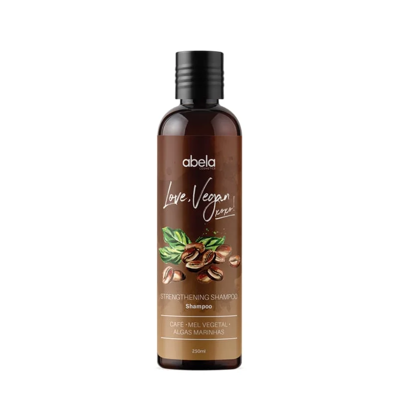 Love Vegan Coffee Exfoliating Oiliness Control Shampoo 250ml - Abela Cosmetics