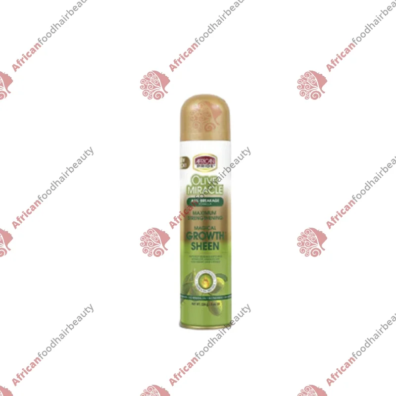 African Pride Olive Miracle Growth Sheen Spray 8oz