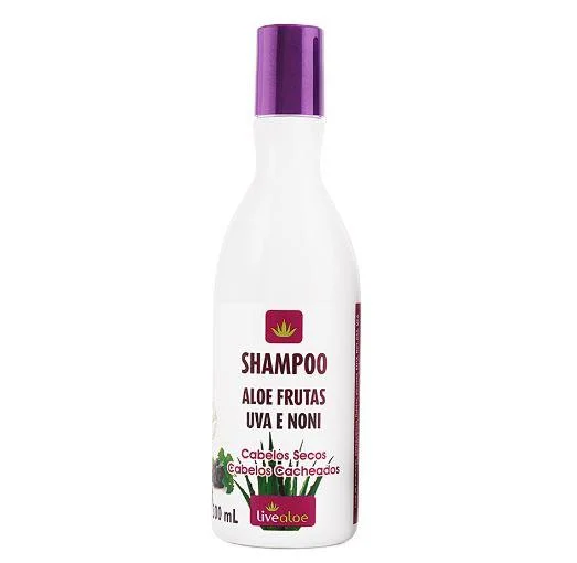 Aloe Fruits Dry Curly Grape Noni Antioxidant Hair Shampoo 300ml - Livealoe