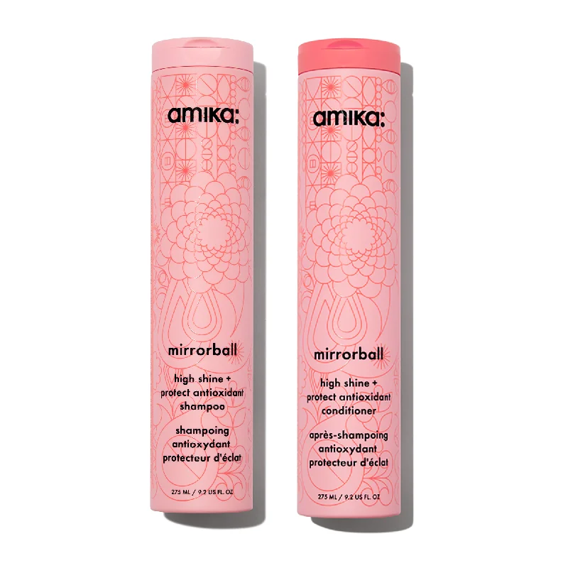 Amika Mirrorball Shampoo and Conditioner Duo - 9.2oz