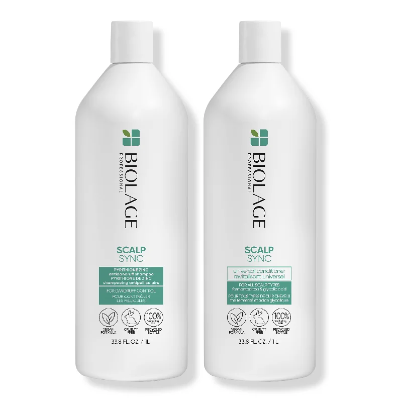 Matrix Biolage Scalp Sync Anti-Dandruff Shampoo and Scalp Sync Universal Conditioner Liter Duo ($84 Value)