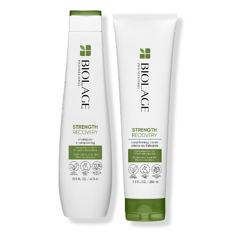 Matrix Biolage Strength Recovery Shampoo and Conditioner 13.5oz / 9.5oz Duo ($46 Value)