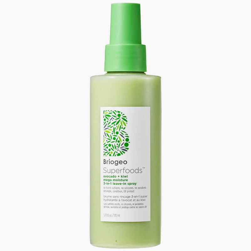 Briogeo Avocado + Kiwi Mega Moisture 3-in-1 Leave-In Spray 5.75 oz