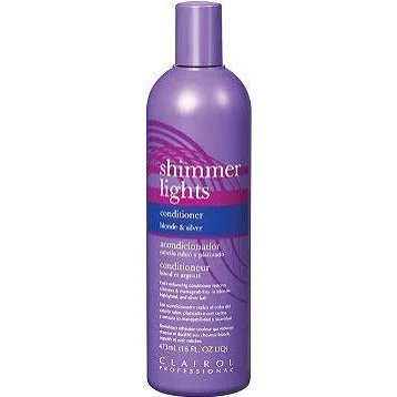 Clairol Shimmer Lights Purple Conditioner For Blonde & Silver Hair - 16 Oz