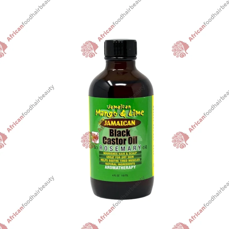 Jamaican Mango & Lime Black Castor Oil Rosemary 4oz