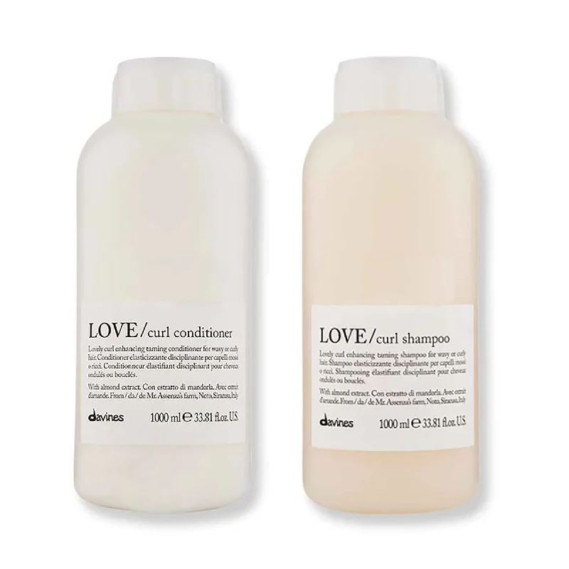 Davines Love Curl Shampoo and Conditioner Liter Duo