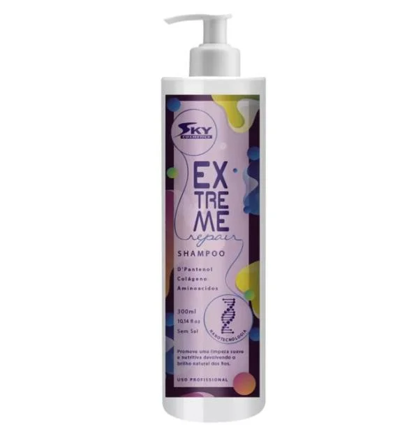 Extreme Repair D-Panthenol Amino Acids Collagen Shampoo 300ml - Sky Cosmetics