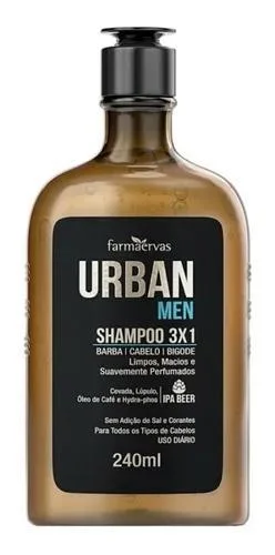 Farmermas Urban Men Shampoo 3 in 1 240ml - Farmaervas