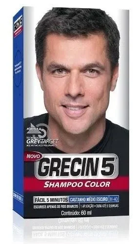 Grecin 5 Shampoo Color Medium Dark 40 - Grecin