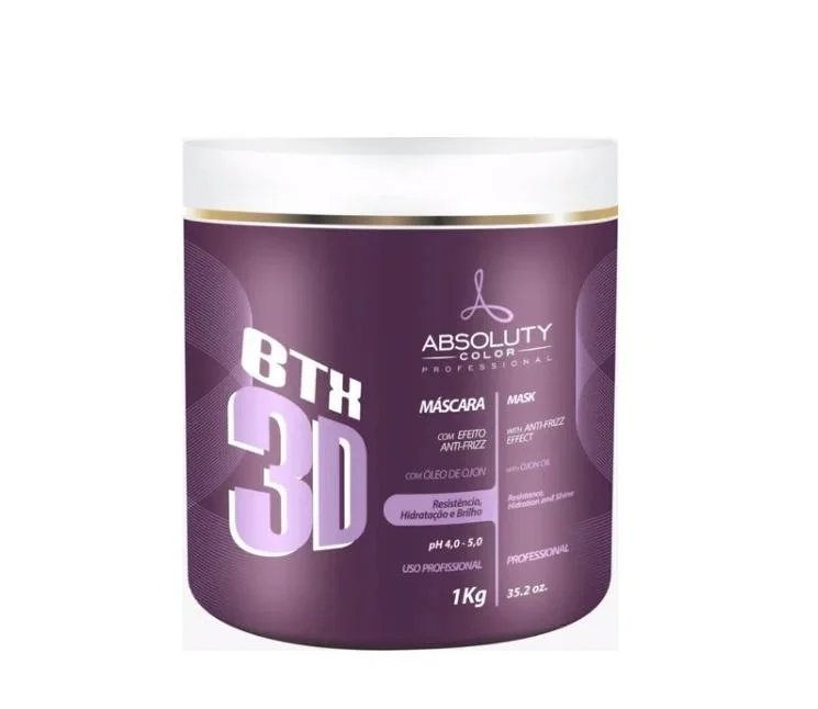 Hair Deep Hair Mask Deep Hair Mask 3D Anti Frizz Effect Ojon Oil Treatment Mask 1Kg - Absoluty Color