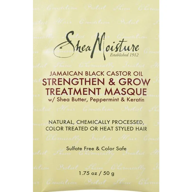 Sheamoisture Jamaican Black Castor Oil Masque Treatment Packet 2 Oz