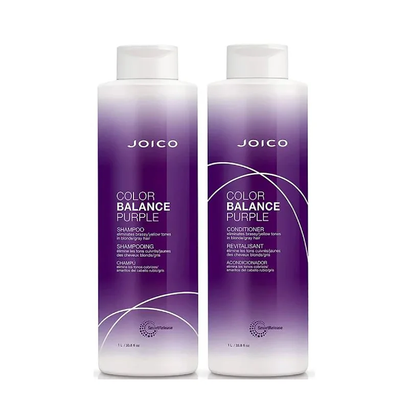 Joico Color Balancing Purple Shampoo and Conditioner Liter Duo ($86 Value)