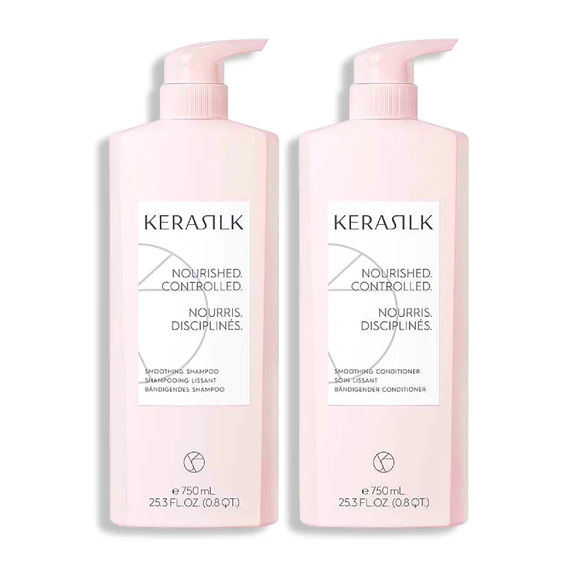 Kerasilk Smoothing Shampoo and Conditioner Duo - 25oz ($130 Value)