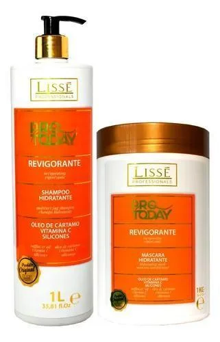 Kit Lissé Pro to Day Revigorant Shampoo 1l + Mask 1kg - Lissé