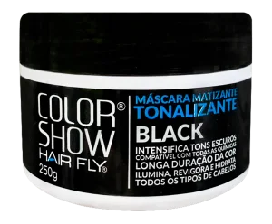 Hair Fly Masking Mask Toner Color Show Black 250g