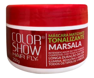 Hair Fly Masking Mask Toner Color Show Marsala 250g