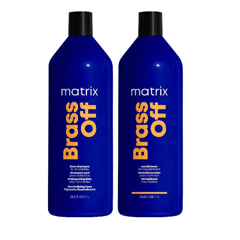 Matrix Brass Off Shampoo and Conditioner Duo 33oz ($80 Value)