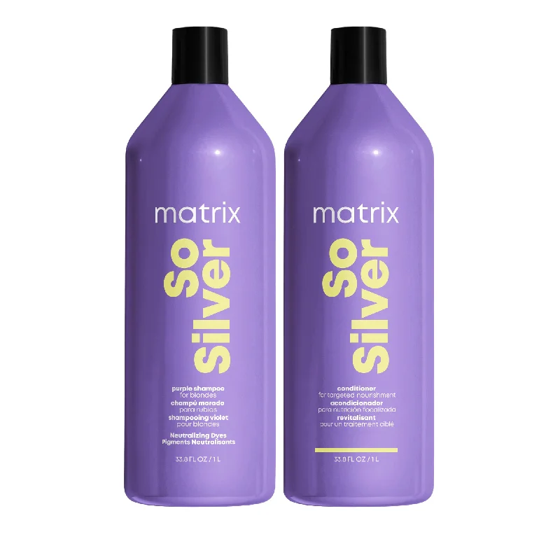 Matrix So Silver Shampoo and Conditioner Duo 33oz ($80 Value)